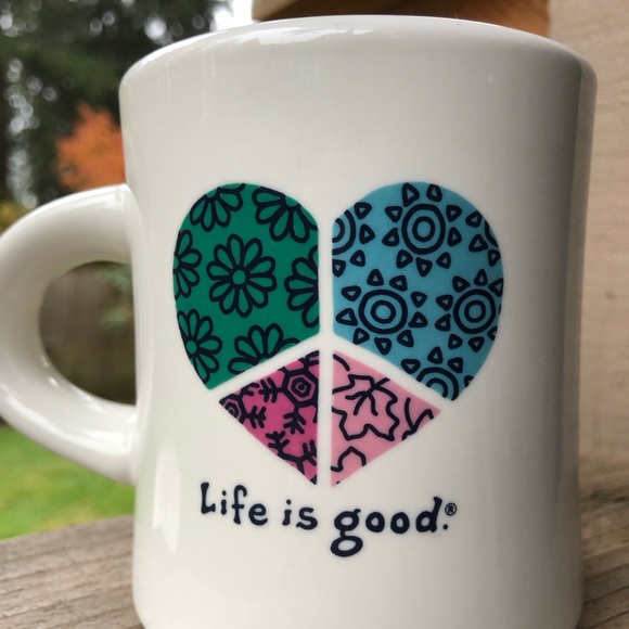 Life is good diner mug - Picture 2 of 5